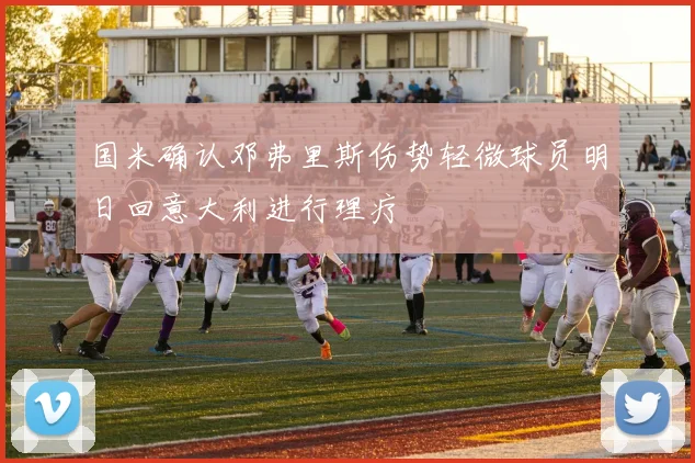国米确认邓弗里斯伤势轻微球员明日回意大利进行理疗