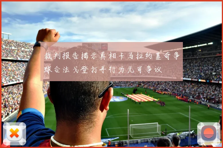裁判报告揭示真相卡马拉约基奇争球合法戈登打手行为无可争议